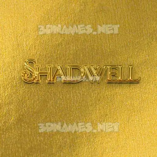 shadwell in All Gold style - 3D name wallpaper shadwell in All Gold style - 3D name wallpaper