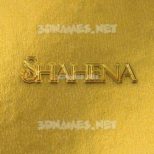 shahena in All Gold style - 3D name wallpaper shahena in All Gold style - 3D name wallpaper