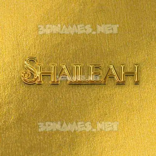 shaileah in All Gold style - 3D name wallpaper shaileah in All Gold style - 3D name wallpaper