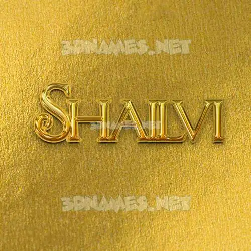 shailvi in All Gold style - 3D name wallpaper shailvi in All Gold style - 3D name wallpaper