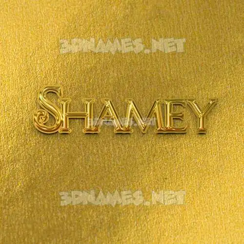 shamey in All Gold style - 3D name wallpaper shamey in All Gold style - 3D name wallpaper