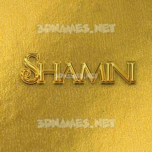 shamini in All Gold style - 3D name wallpaper shamini in All Gold style - 3D name wallpaper