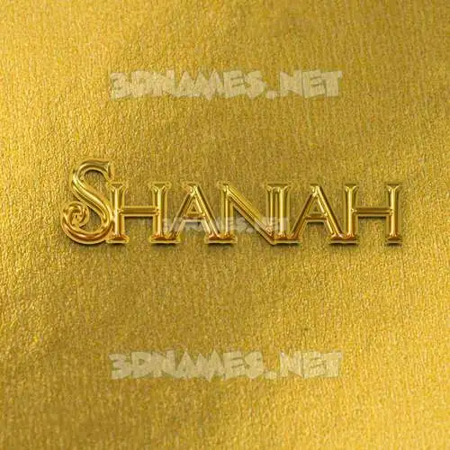 shaniah in All Gold style - 3D name wallpaper shaniah in All Gold style - 3D name wallpaper