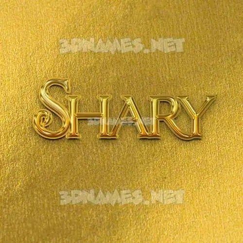 shary in All Gold style - 3D name wallpaper shary in All Gold style - 3D name wallpaper