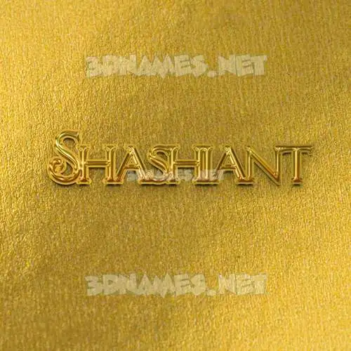 shashiant in All Gold style - 3D name wallpaper shashiant in All Gold style - 3D name wallpaper
