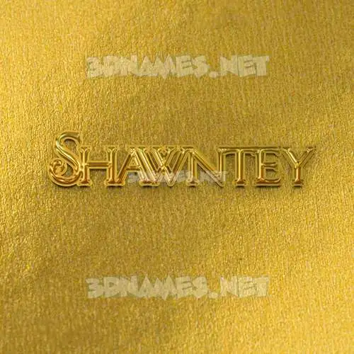 shawntey in All Gold style - 3D name wallpaper shawntey in All Gold style - 3D name wallpaper