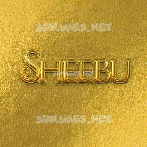 sheebu in All Gold style - 3D name wallpaper sheebu in All Gold style - 3D name wallpaper
