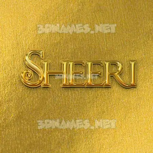 sheeri in All Gold style - 3D name wallpaper sheeri in All Gold style - 3D name wallpaper