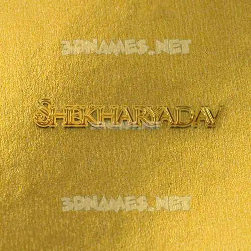 shekharyadav in All Gold style - 3D name wallpaper shekharyadav in All Gold style - 3D name wallpaper