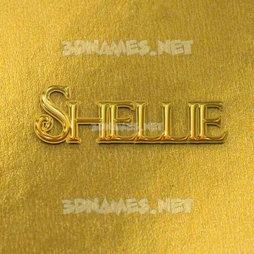 shellie in All Gold style - 3D name wallpaper shellie in All Gold style - 3D name wallpaper