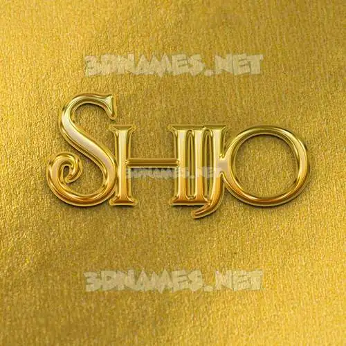 shijo in All Gold style - 3D name wallpaper shijo in All Gold style - 3D name wallpaper
