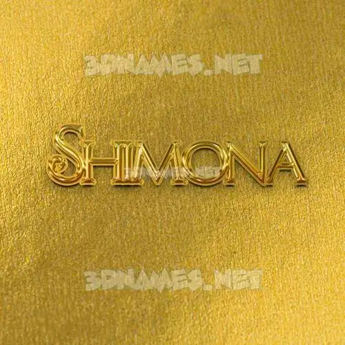 shimona in All Gold style - 3D name wallpaper shimona in All Gold style - 3D name wallpaper