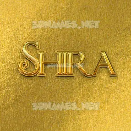 shira in All Gold style - 3D name wallpaper shira in All Gold style - 3D name wallpaper