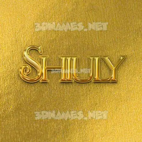 shiuly in All Gold style - 3D name wallpaper shiuly in All Gold style - 3D name wallpaper