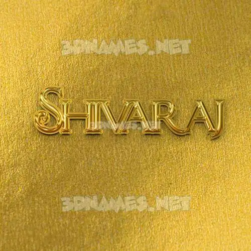 shivaraj in All Gold style - 3D name wallpaper shivaraj in All Gold style - 3D name wallpaper