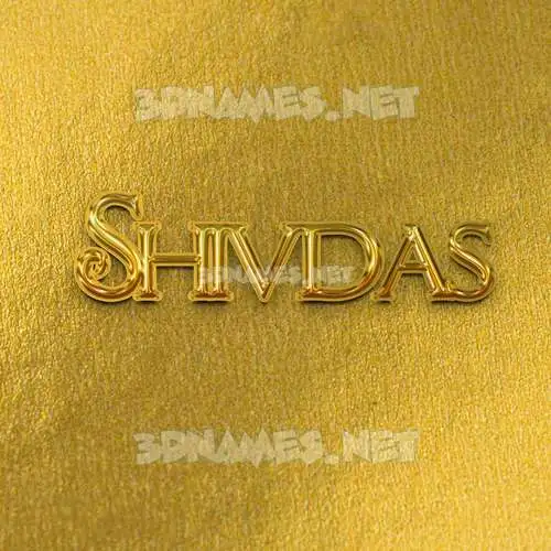 shivdas in All Gold style - 3D name wallpaper shivdas in All Gold style - 3D name wallpaper