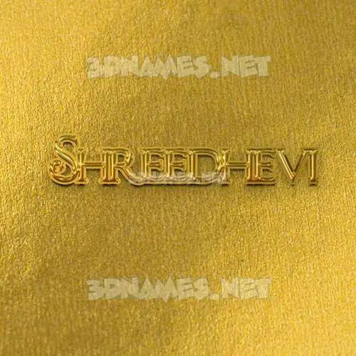 shreedhevi in All Gold style - 3D name wallpaper shreedhevi in All Gold style - 3D name wallpaper