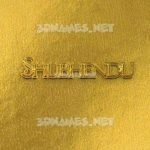 shubhendu in All Gold style - 3D name wallpaper shubhendu in All Gold style - 3D name wallpaper