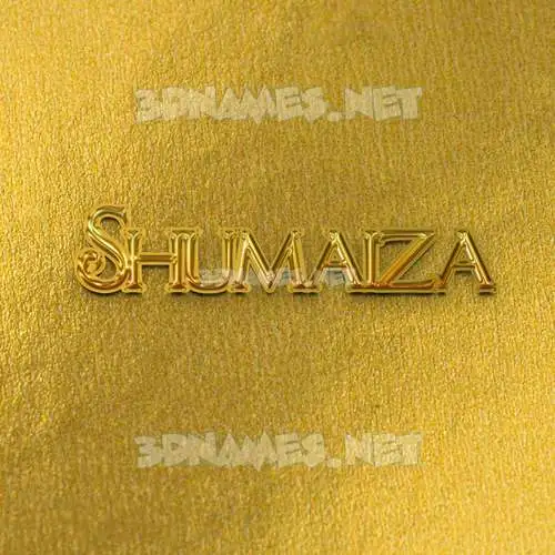 shumaiza in All Gold style - 3D name wallpaper shumaiza in All Gold style - 3D name wallpaper