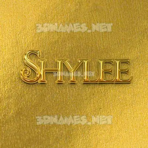 shylee in All Gold style - 3D name wallpaper shylee in All Gold style - 3D name wallpaper