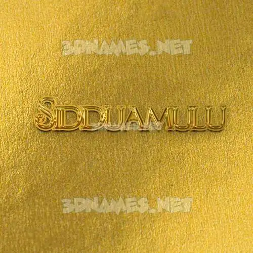 sidduamulu in All Gold style - 3D name wallpaper sidduamulu in All Gold style - 3D name wallpaper