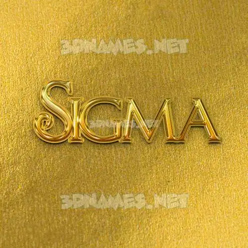 sigma in All Gold style - 3D name wallpaper sigma in All Gold style - 3D name wallpaper