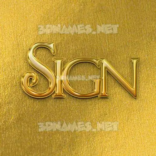 sign in All Gold style - 3D name wallpaper sign in All Gold style - 3D name wallpaper