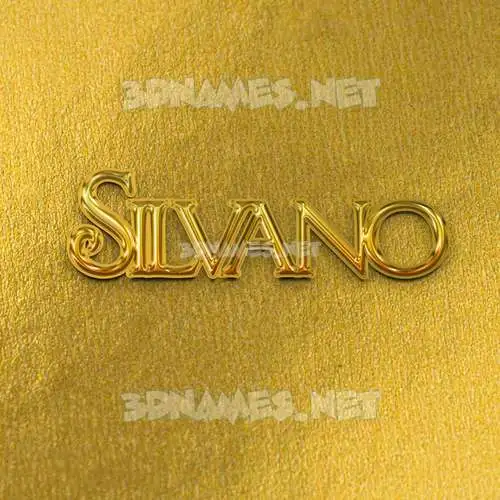 silvano in All Gold style - 3D name wallpaper silvano in All Gold style - 3D name wallpaper