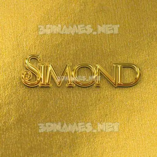 simond in All Gold style - 3D name wallpaper simond in All Gold style - 3D name wallpaper