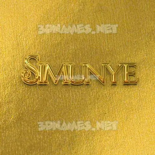 simunye in All Gold style - 3D name wallpaper simunye in All Gold style - 3D name wallpaper