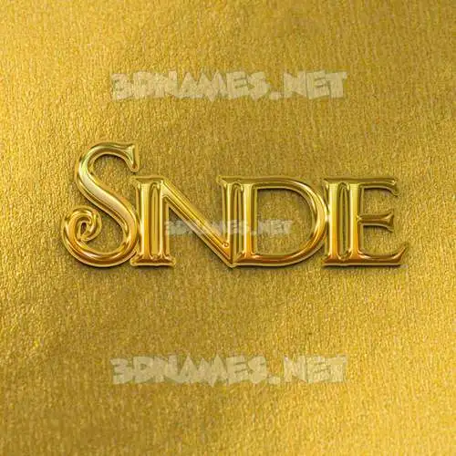 sindie in All Gold style - 3D name wallpaper sindie in All Gold style - 3D name wallpaper