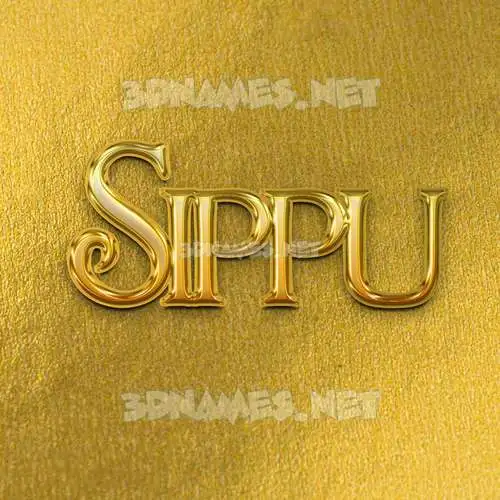 sippu in All Gold style - 3D name wallpaper sippu in All Gold style - 3D name wallpaper