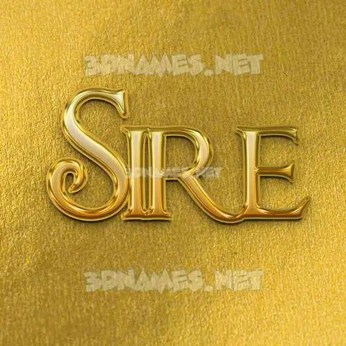 sire in All Gold style - 3D name wallpaper sire in All Gold style - 3D name wallpaper
