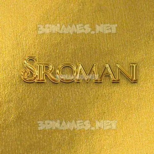 siromani in All Gold style - 3D name wallpaper siromani in All Gold style - 3D name wallpaper