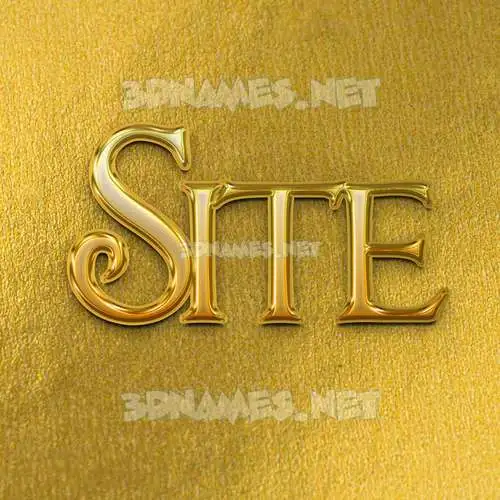 site in All Gold style - 3D name wallpaper site in All Gold style - 3D name wallpaper