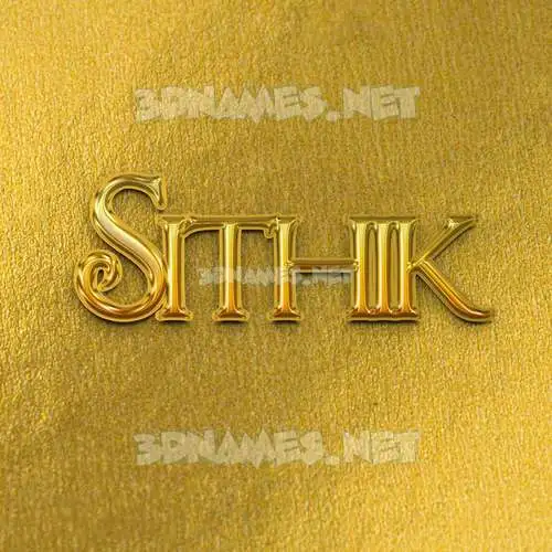 sithik in All Gold style - 3D name wallpaper sithik in All Gold style - 3D name wallpaper