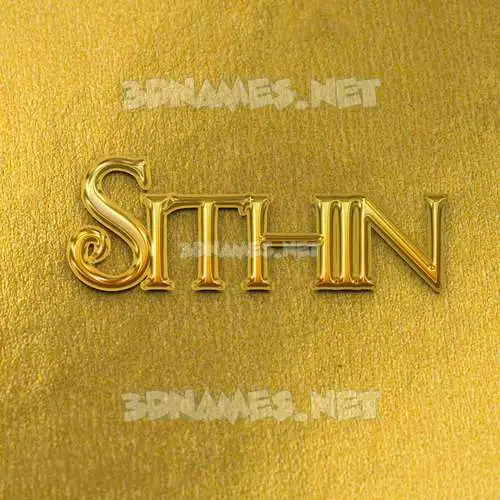 sithin in All Gold style - 3D name wallpaper sithin in All Gold style - 3D name wallpaper