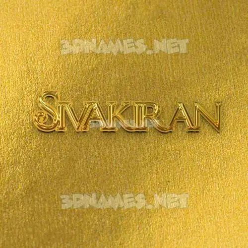 sivakiran in All Gold style - 3D name wallpaper sivakiran in All Gold style - 3D name wallpaper