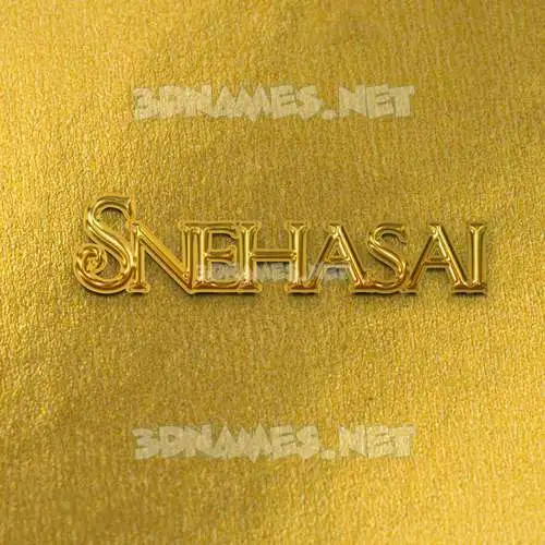 snehasai in All Gold style - 3D name wallpaper snehasai in All Gold style - 3D name wallpaper