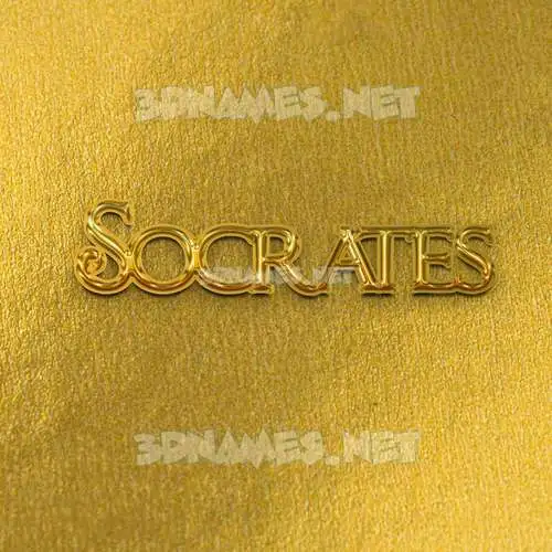 socrates in All Gold style - 3D name wallpaper socrates in All Gold style - 3D name wallpaper