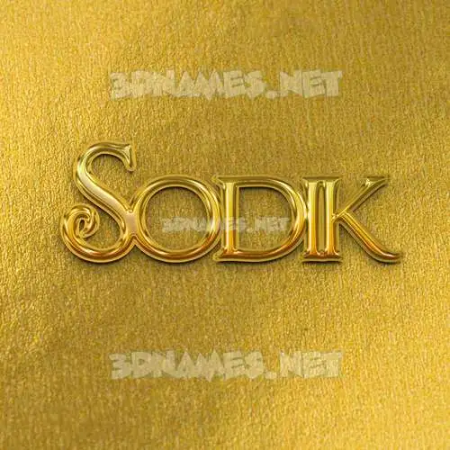 sodik in All Gold style - 3D name wallpaper sodik in All Gold style - 3D name wallpaper