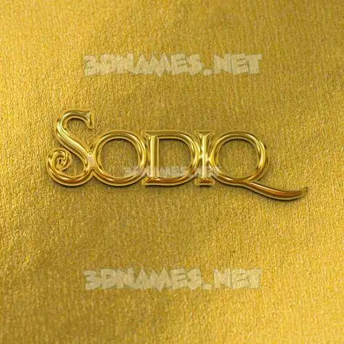 sodiq in All Gold style - 3D name wallpaper sodiq in All Gold style - 3D name wallpaper