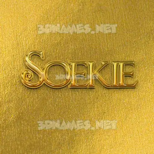 soekie in All Gold style - 3D name wallpaper soekie in All Gold style - 3D name wallpaper