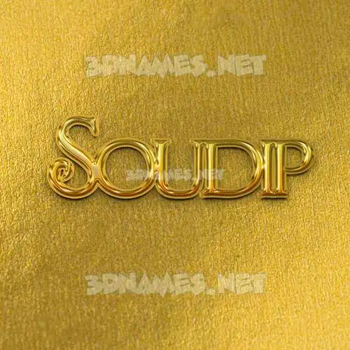 soudip in All Gold style - 3D name wallpaper soudip in All Gold style - 3D name wallpaper