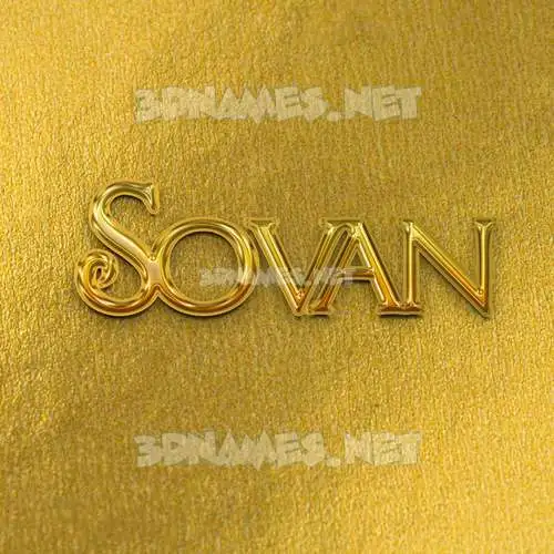 sovan in All Gold style - 3D name wallpaper sovan in All Gold style - 3D name wallpaper