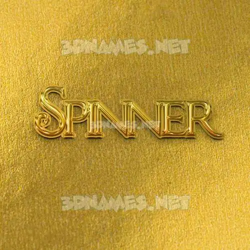 spinner in All Gold style - 3D name wallpaper spinner in All Gold style - 3D name wallpaper