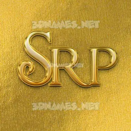 srp in All Gold style - 3D name wallpaper srp in All Gold style - 3D name wallpaper