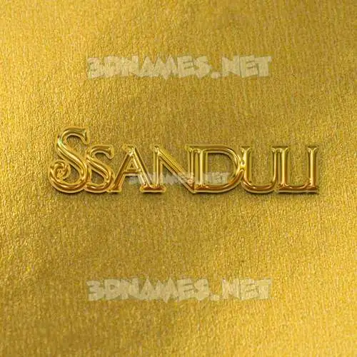 ssanduli in All Gold style - 3D name wallpaper ssanduli in All Gold style - 3D name wallpaper