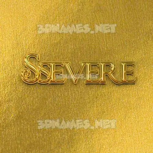 ssevere in All Gold style - 3D name wallpaper ssevere in All Gold style - 3D name wallpaper