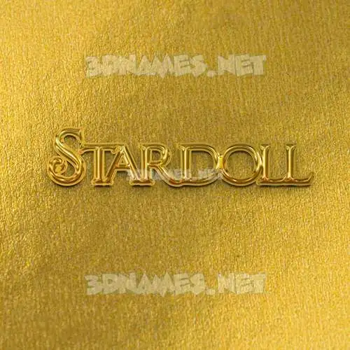 stardoll in All Gold style - 3D name wallpaper stardoll in All Gold style - 3D name wallpaper